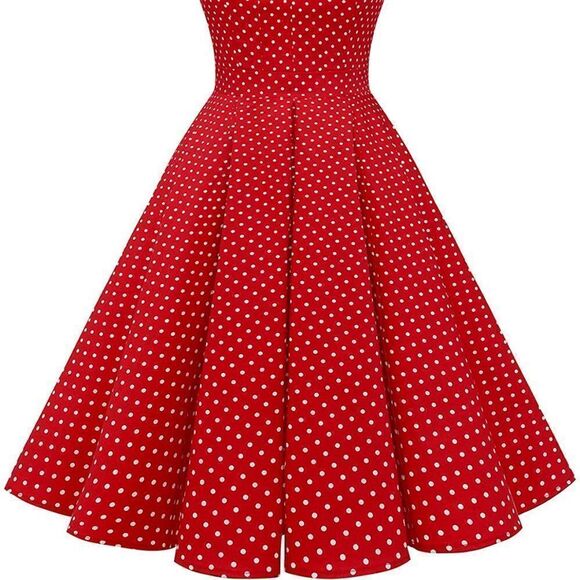 ❤ 4PCS Bundle Minnie Mouse Costume 1950s Retro Pinup Dress & Accessories NWT - Picture 7 of 16